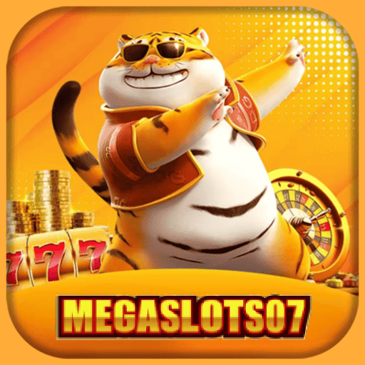 Imagem promocional da MEGASLOTS07 mostrando a plataforma e suas vantagens